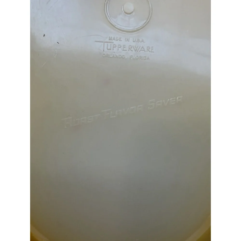 Tupperware Vintage Ham Roast Turkey Flavor Saver Keeper Container #487-1